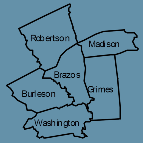 bv county map blue background